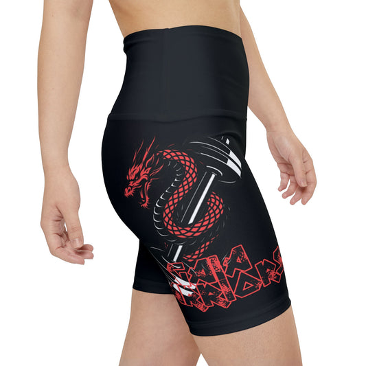 Empowered Women's Workout Shorts, Fitness Apparel, Athletic Activewear, Gym Shorts, Motivational Sportswear, Gifts for Her